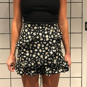 Floral shorts from Zara